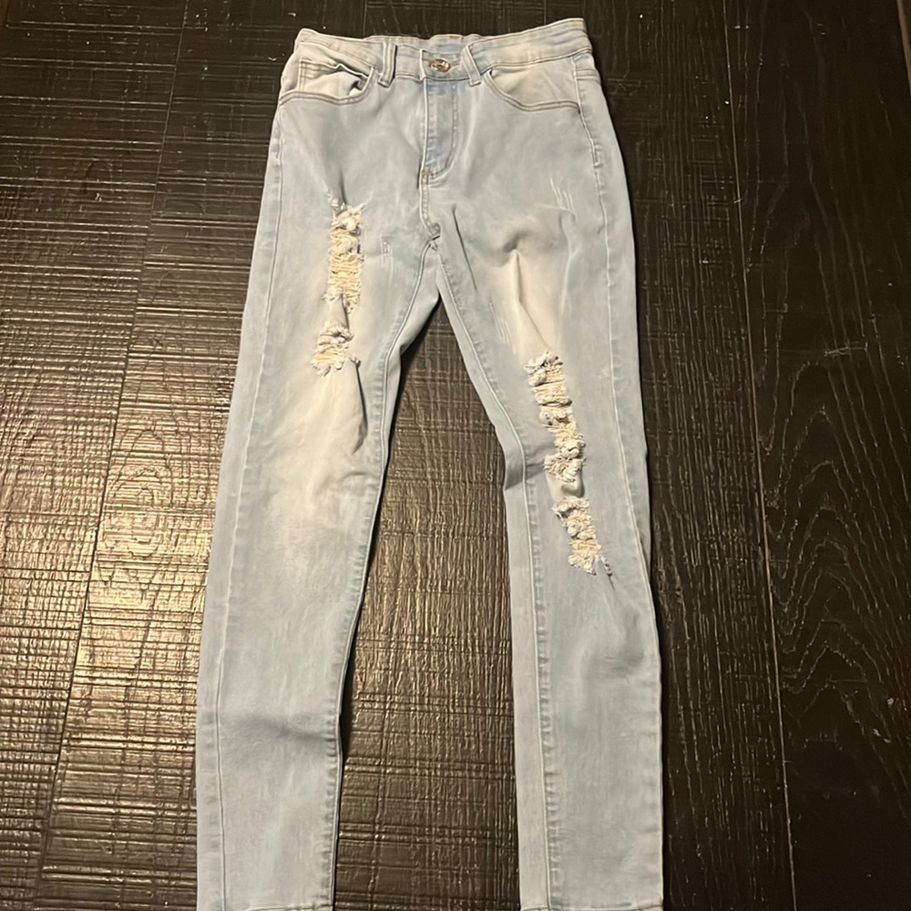 Shein size 28 jeans light wash GUV